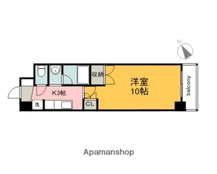 パレ・ルミエール【7階】の間取り