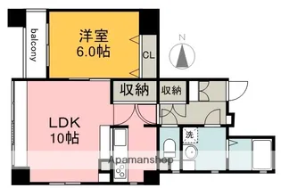ラ・トゥール・イノウエ【801号室】の間取り