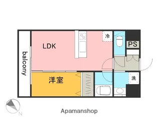エトゥール古江駅前【8階】の間取り