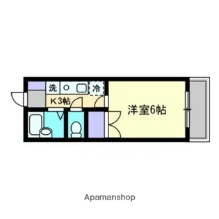 メゾンエイト【2階】の間取り