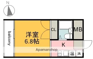 リバーコートA【602号室】の間取り