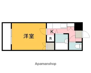 はくしま東ビル【4階】の間取り