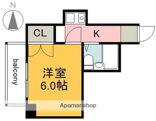 リヴィエラⅡ【3階】の間取り