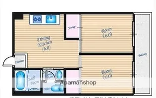 二宮ビル【4階】の間取り