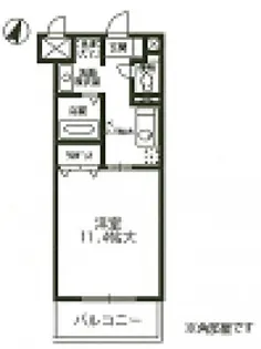 コートカメリア【1階】の間取り