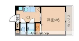 アイレスト白島【3階】の間取り