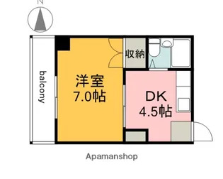 小石ビル【3階】の間取り
