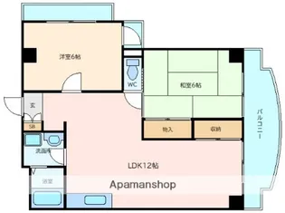 ブランシェ牛田【2階】の間取り