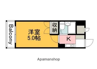 コート上東雲【405号室】の間取り