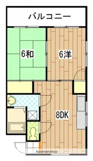 芦屋ビレッジ【2階】の間取り