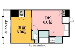 光レジデンス【4階】の間取り