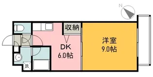 エーデル吉島西【203号室】の間取り