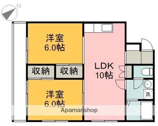 エスポワール【4階】の間取り