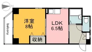 あずまビル【403号室号室】の間取り