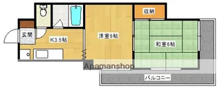 第1木本ビル【8階】の間取り