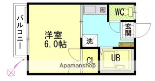 パークハイツ西蟹屋【2階】の間取り