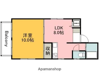 丸岡ビル【2階】の間取り