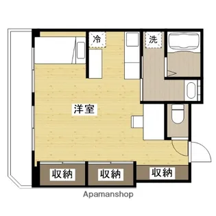 沖村ビル【301号室】の間取り