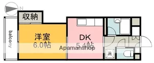 ハウスエーヌ西十日市【3階】の間取り