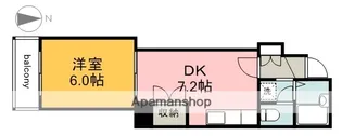 WELCOME舟入【4階】の間取り