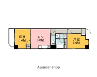 富士見町多川ビル【6階】の間取り