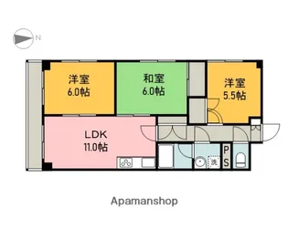 妻木ビル【6階】の間取り