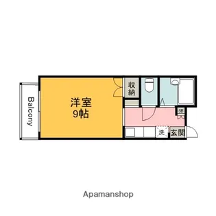 白島森野ビル【1002号室】の間取り