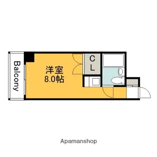 レジデンス十日市【7階】の間取り