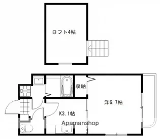エンバシーコート【3階】の間取り