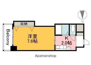 関本大町ビル【6階】の間取り