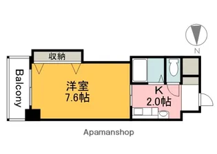 関本大町ビル【2階】の間取り