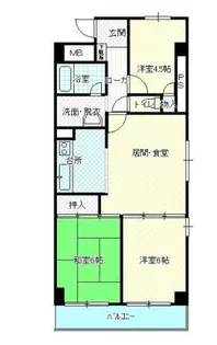 エム・ケイビル【5階】の間取り