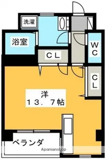 MARINE WEST【5階】の間取り