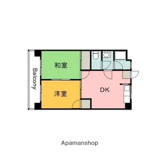 古本マンション【3階】の間取り