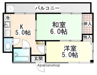 ハイム宮本【301号室】の間取り