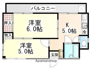 ハイム宮本【202号室】の間取り
