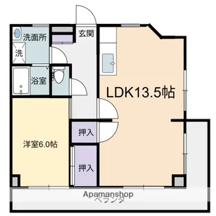 プログレス南観音【2階】の間取り