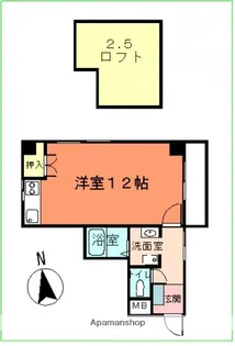 シティハイツ舟入【3階】の間取り