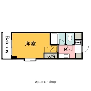 VILLA大芝【801号室】の間取り