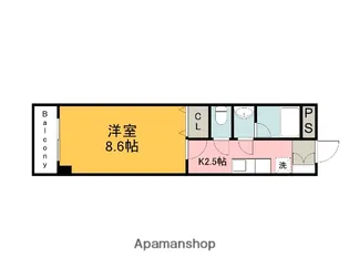 フォルム千田【402号室】の間取り