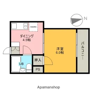 丸井ビル【4階】の間取り