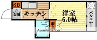 エステート18東雲【2階】の間取り