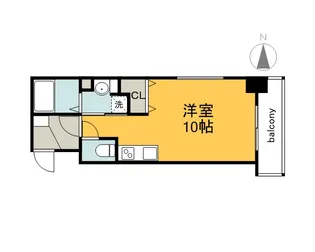鶴見橋Grande【10階】の間取り
