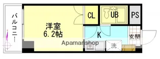 センテニアル横川【10階】の間取り