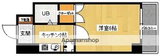 メゾンダイアナイン皆実【2階】の間取り