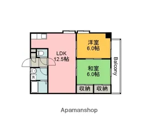 伊藤マンション【3階】の間取り