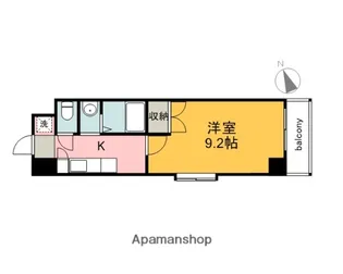 田部ビル【4階】の間取り