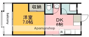 シトラス比治山本町(旧 翠マンション)【4階】の間取り
