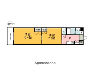 ルクール上幟町【9階】の間取り