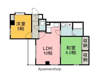 ビラシャレル【5階】の間取り
